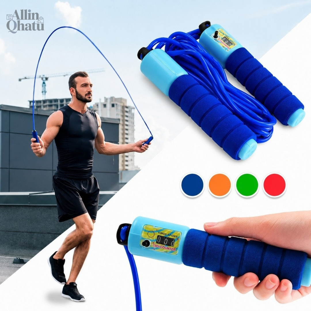 SALTA SOGA FITNESS CON CONTADOR AUTOMÁTICO