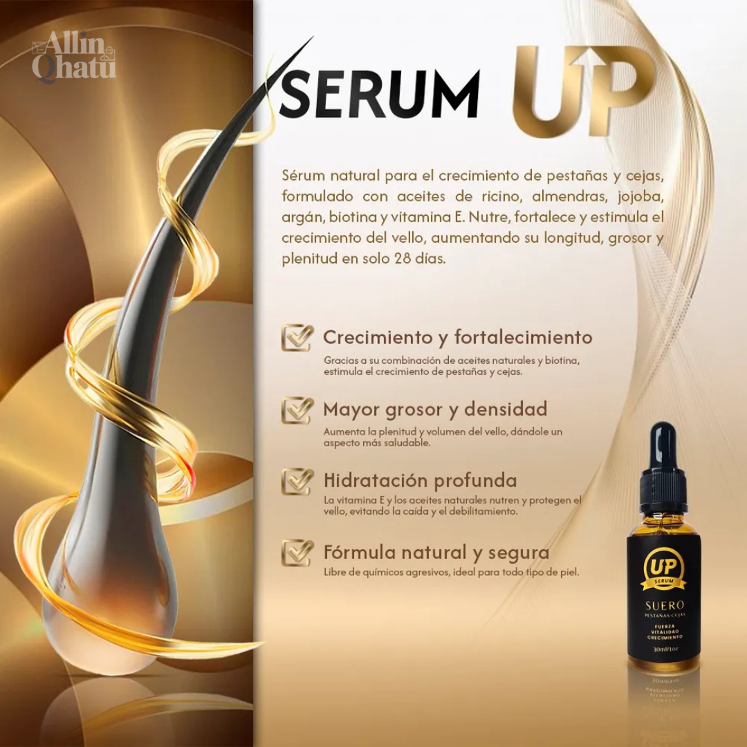 SÉRUM UP PRO° | PESTAÑAS Y CEJAS LARGAS