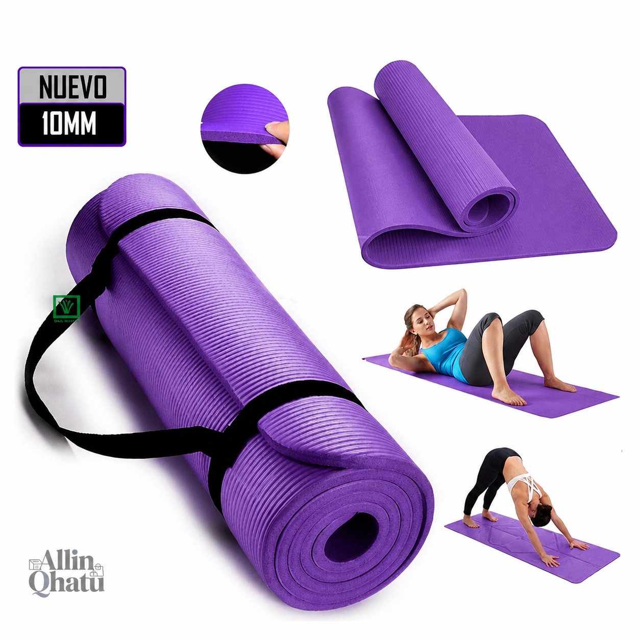MAT DE PILATES Y EJERCICIOS PRO
