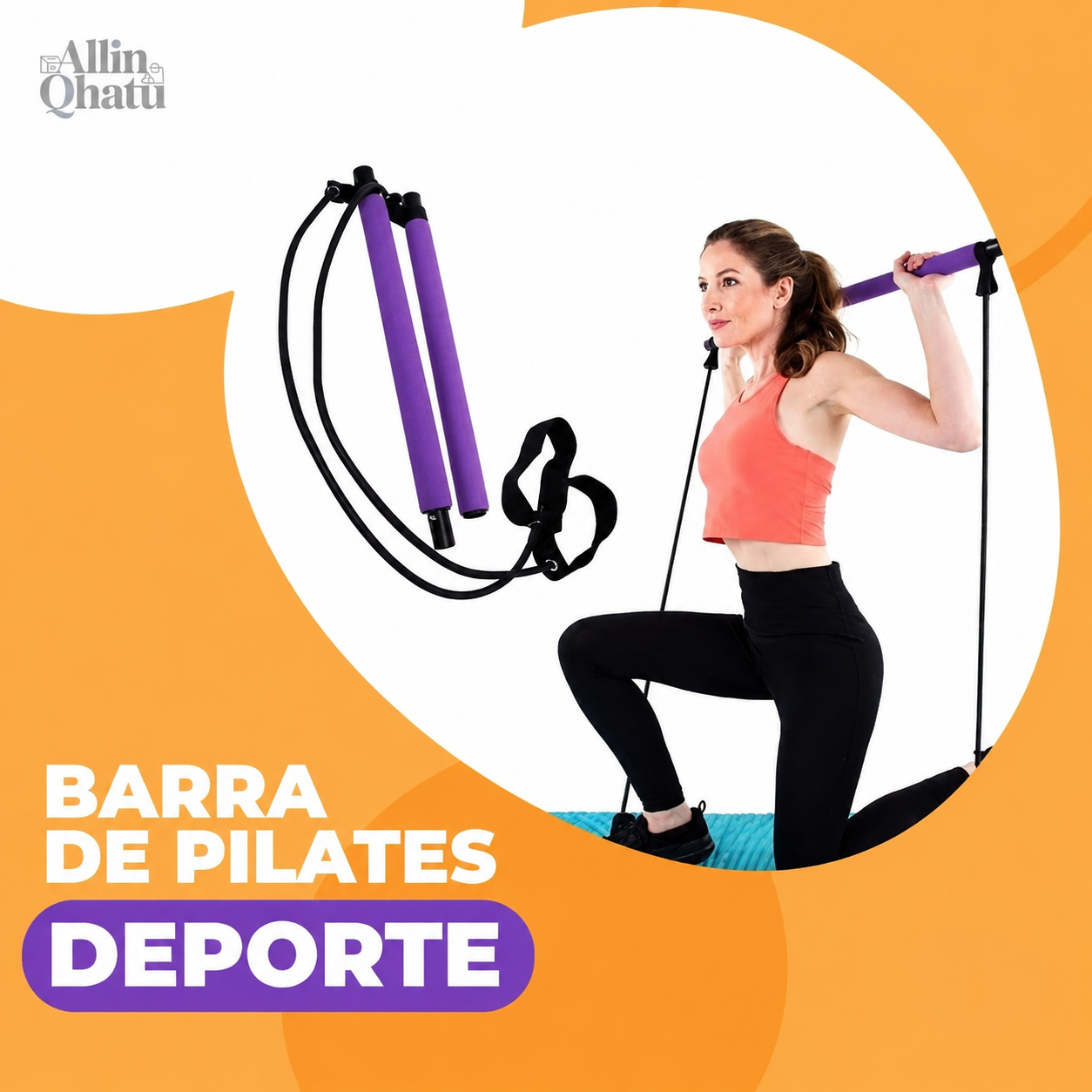 BARRA DE PILATES - KIT PORTÁTIL PRO